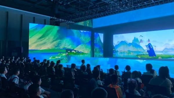 《白泽的奇幻旅程》AI展演。